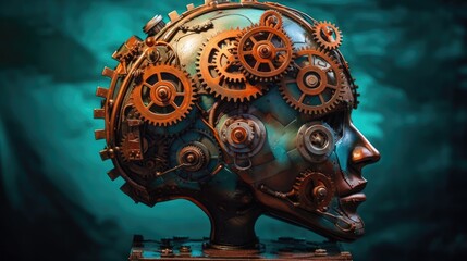 Metal Mechanical Brain Detail