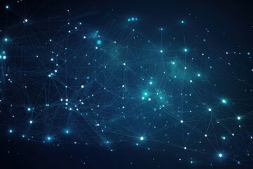 Network Technology Background. Computer brain concept. Generative AI