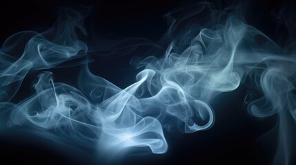 White Dreamy Smoke Background