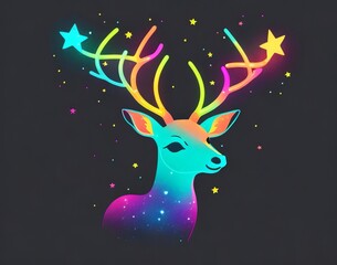Embrace Adorable Style with our Cute Deer T-Shirt Graphic. Generative AI.