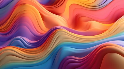 Obraz premium Colorful Ripple Effect Vibrant Gradient Background
