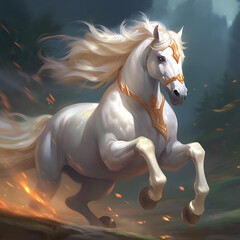  Swift white horse