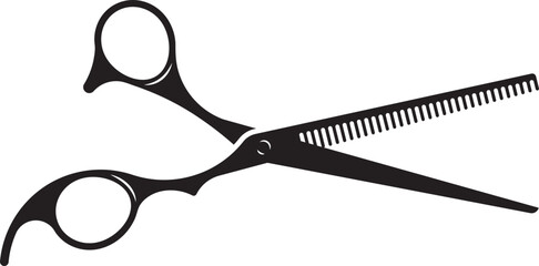 Hairdress barber scissors - obrazy, fototapety, plakaty