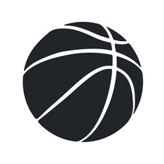 Naklejka premium Basketball ball. Vector icon