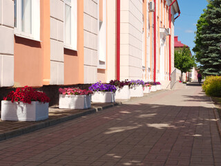 Gomel, BELARUS - MAY 26, 2023: The district center is the city of Buda Kosheleva. executive committee