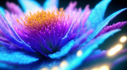 Beautiful floral macro photography [AI Generated]