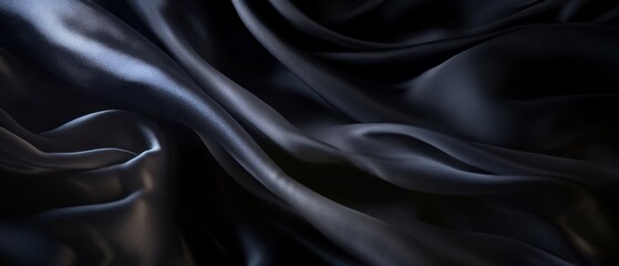 Fototapeta premium Minimalistic design with a muted black shade. Modern background. Generative AI