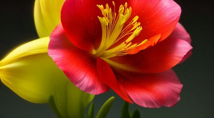 Obraz na płótnie Canvas Beautiful floral macro photography [AI Generated]