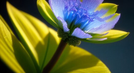 Obraz premium Beautiful floral macro photography [AI Generated]