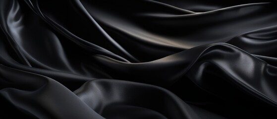 Obraz premium Minimalistic design with a muted black shade. Modern background. Generative AI