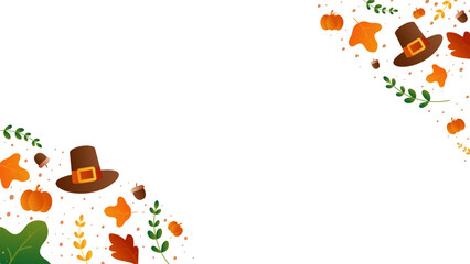 Beautiful Background for Design with Autumn and Thanksgiving Shades