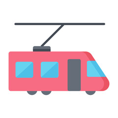 Train Flat Icon