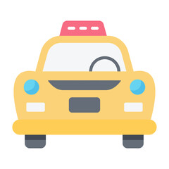 Taxi Flat Icon