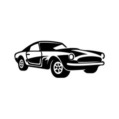 Obraz na płótnie Canvas Classic Muscle Car Illustration