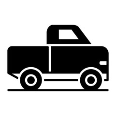 Truck Glyph Icon