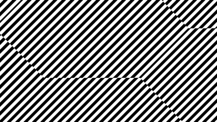 Striped background. Black and white stripes. Monochrome ornamental background. Design for decor, print. Background in 4k format  3840 х 2160.