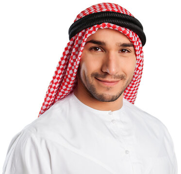 Successful happy saudi Arabic business man