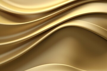 Obraz premium Elegant gold metal texture with thin wavy line detail Generative AI