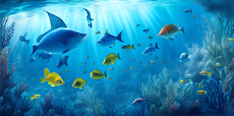 illustration_of_Scene_of_the_ocean_underwater