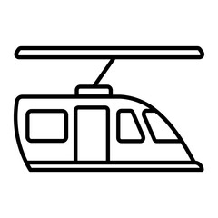 Train Outline Icon