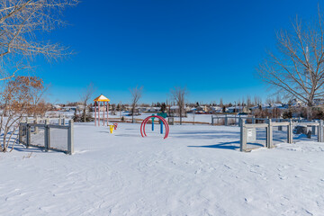 Dundonald Park in the city of Saskatoon, Saskatchewan, Canada