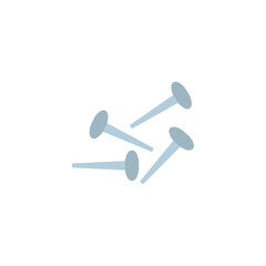 nails icon on a white background, vector illustration