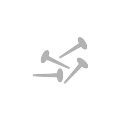 nails icon on a white background, vector illustration