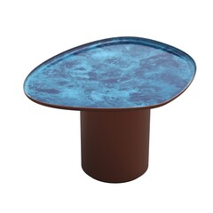 coffee table isolated on white background, 3D illustration, cg render