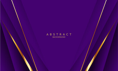 luxury premium purple background and gold line