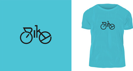 t shirt design with a bicycle