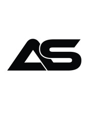 AS letter logo