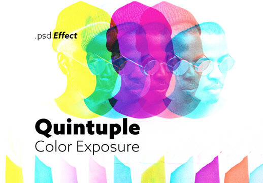 Quintuple Color Exposure Effect