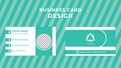 Modern and simple business card design