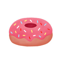 Strawberry donut