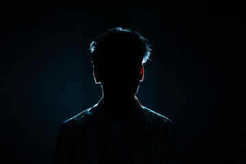 silhouette of a person