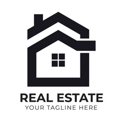 Professional Modern Creative Abstract Minimal Real Estate Home House Logo Design