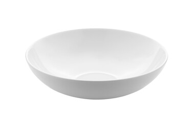 empty white bowl on transparent png