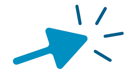 blue arrow icon arrow pointing