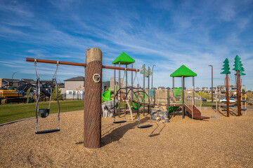 Brighton Park in the city of Saskatoon, Saskatchewan, Canada