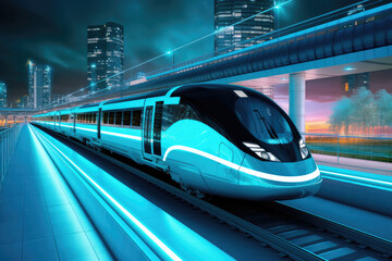 The concept of new energy autonomous vehicles in cities.