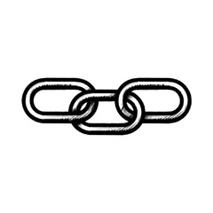 Fototapeta premium Chain/Blockchain (hand drawn)