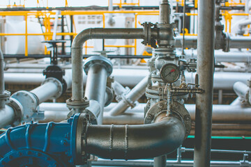 Refinery plant equipment for pump pipe  line oil and gas valves