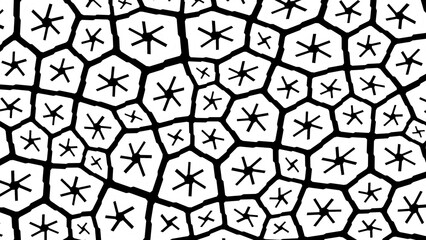 Fototapeta premium Monochrome abstract background. Black and white pattern. Background in 4k format 3840 х 2160.