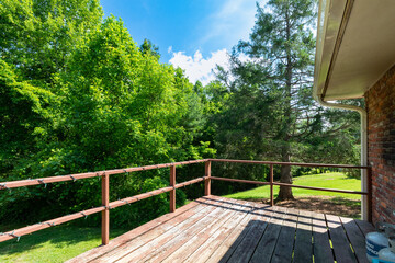 Fototapeta premium deck patio outdoor area
