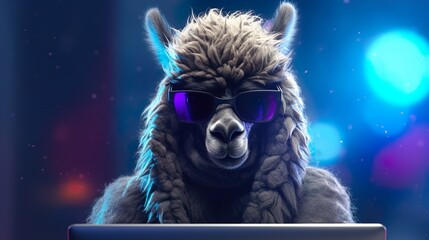 Ein Lama als Hacker