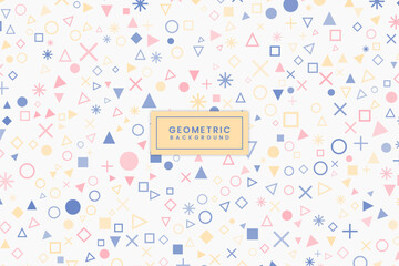 Flat Modern Geometric Background Design
