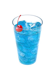 グラスに入ったソーダのイラスト リアル