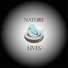 NATURE LIVES ILLUSTRATION DESIGN