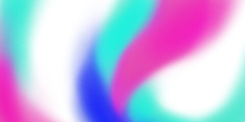 Elegant abstract gradient background with grain texture. Grainy gradient in cyan blue aqua and light purple.