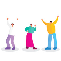 people flat design vector illustration design